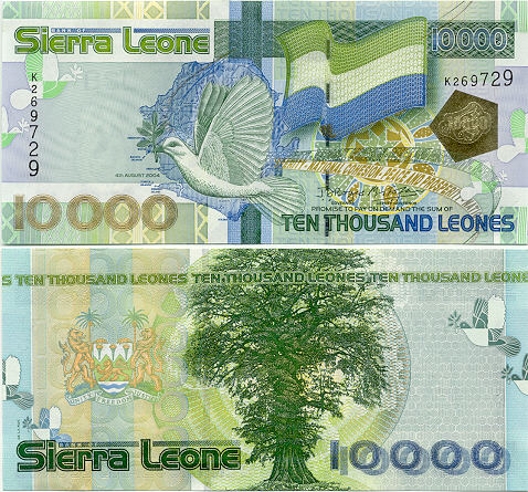 Banknoten Sierra Leone